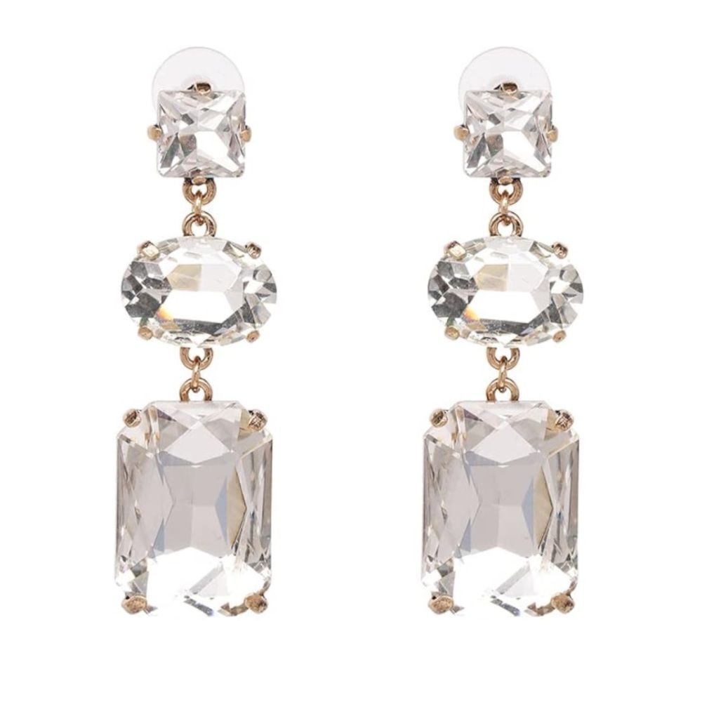 Sparkling Crystal Chandelier Earrings